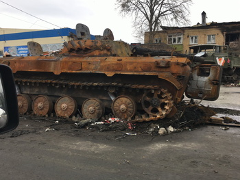 Поїздка з гуманітарною допомогою для мешканців Бородянки, Галинки - Фото 5