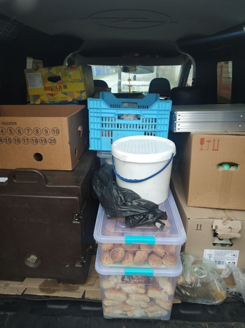 Поїздка з гуманітарною допомогою для мешканців сіл Іванківського, Макарівського та Бучанського районів - Фото 2