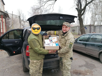 We handed over a car to our soldiers from military unit A2167 to the front - Photo 4