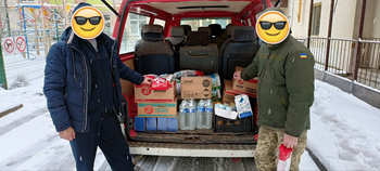 Передали допомогу військовим з в/ч А4655 - Фото 1