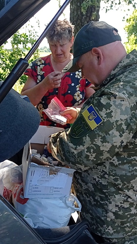 A trip with humanitarian aid for residents of the villages of Budy, Yagidne in the Chernihiv region. - Photo 3