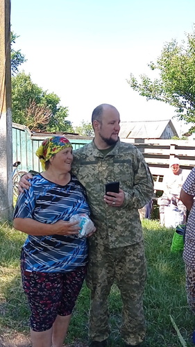 A trip with humanitarian aid for residents of the villages of Budy, Yagidne in the Chernihiv region. - Photo 7