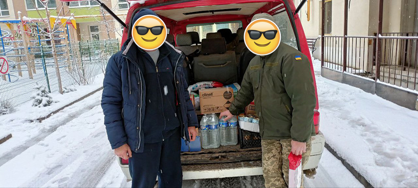 Assistance to the military from military unit A4655 - photo