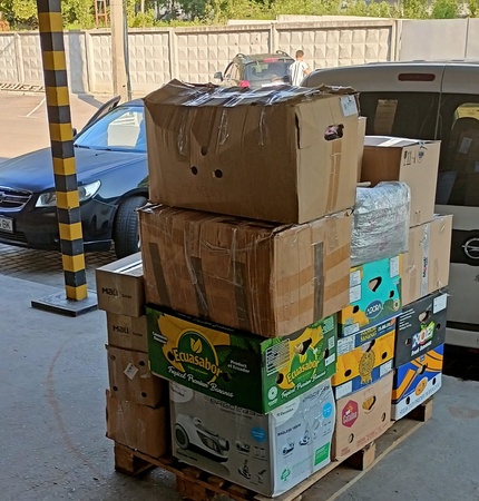 Humanitarian aid to displaced persons from the Kherson region - photo